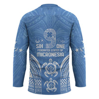 FSM Kosrae States Hockey Jersey Micronesia Six 9 One Polynesian Tribal Pattern LT9 - Polynesian Pride