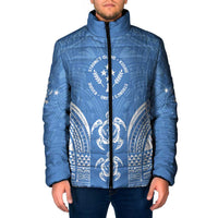 FSM Kosrae States Padded Jacket Micronesia Six 9 One Polynesian Tribal Pattern - Polynesian Pride