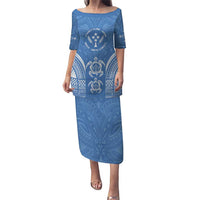 FSM Kosrae States Puletasi Micronesia Six 9 One Polynesian Tribal Pattern