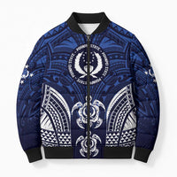 FSM Pohnpei States Bomber Puffer Jacket Micronesia Six 9 One Polynesian Tribal Pattern - Polynesian Pride