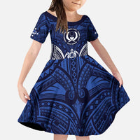 FSM Pohnpei States Family Matching Short Sleeve Bodycon Dress and Hawaiian Shirt Micronesia Six 9 One Polynesian Tribal Pattern