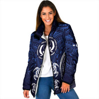 FSM Pohnpei States Padded Jacket Micronesia Six 9 One Polynesian Tribal Pattern - Polynesian Pride