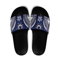 FSM Pohnpei States Slide Sandals Micronesia Six 9 One Polynesian Tribal Pattern - Polynesian Pride