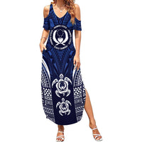 FSM Pohnpei States Summer Maxi Dress Micronesia Six 9 One Polynesian Tribal Pattern