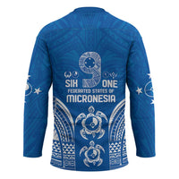 FSM Yap States Hockey Jersey Micronesia Six 9 One Polynesian Tribal Pattern LT9 - Polynesian Pride