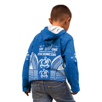 FSM Yap States Kid Hoodie Micronesia Six 9 One Polynesian Tribal Pattern