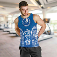 FSM Yap States Men Tank Top Micronesia Six 9 One Polynesian Tribal Pattern