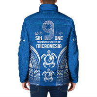 FSM Yap States Padded Jacket Micronesia Six 9 One Polynesian Tribal Pattern - Polynesian Pride