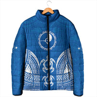 FSM Yap States Padded Jacket Micronesia Six 9 One Polynesian Tribal Pattern - Polynesian Pride
