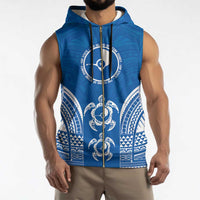 FSM Yap States Sleeveless Zip Hoodie Micronesia Six 9 One Polynesian Tribal Pattern LT9 - Polynesian Pride