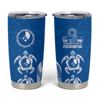 FSM Yap States Tumbler Cup Micronesia Six 9 One Polynesian Tribal Pattern