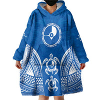 FSM Yap States Wearable Blanket Hoodie Micronesia Six 9 One Polynesian Tribal Pattern