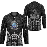 FSM Micronesia Six 9 One Hockey Jersey Polynesian Tribal Pattern LT9 - Polynesian Pride
