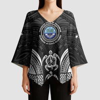 FSM Micronesia Six 9 One Kimono Sleeve Blouse Polynesian Tribal Pattern - Polynesian Pride