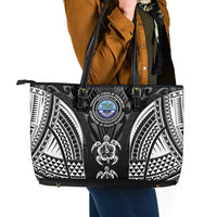 FSM Micronesia Six 9 One Leather Tote Bag Polynesian Tribal Pattern LT9 - Polynesian Pride