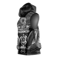 FSM Micronesia Six 9 One Sleeveless Hoodie Polynesian Tribal Pattern - Polynesian Pride
