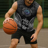 FSM Micronesia Six 9 One Sleeveless Hoodie Polynesian Tribal Pattern - Polynesian Pride