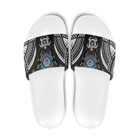 FSM Micronesia Six 9 One Slide Sandals Polynesian Tribal Pattern - Polynesian Pride