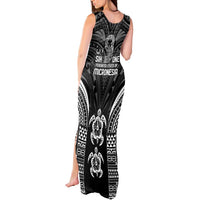 FSM Micronesia Six 9 One Tank Maxi Dress Polynesian Tribal Pattern