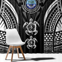 FSM Micronesia Six 9 One Window Curtain Polynesian Tribal Pattern