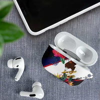 American Samoa Flag Day Since 1900 AirPods Case Samoa Muamua Le Atua Tropical Flowers LT9 - Polynesian Pride