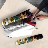 American Samoa Flag Day Since 1900 Umbrella Samoa Muamua Le Atua Tropical Flowers - Polynesian Pride