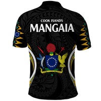 Polynesian Pride Mangaia Island Polo Shirt Cook Islands Tribal Wave Style LT9 - Polynesian Pride