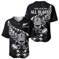 New Zealand All Black Rugby Baseball Jersey LT9 - Polynesian Pride