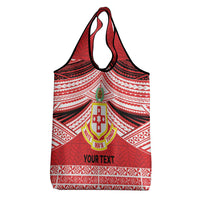 Personalised Kolisi Tonga College Atele Grocery Bag Polynesian Ngatu Tribal LT9 - Polynesian Pride