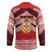 Personalised Kolisi Tonga College Atele Hockey Jersey Polynesian Ngatu Tribal LT9 - Polynesian Pride