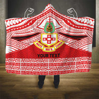 Personalised Kolisi Tonga College Atele Hooded Blanket Polynesian Ngatu Tribal LT9 - Polynesian Pride