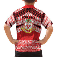 Personalised Kolisi Tonga College Atele Kid Hawaiian Shirt Polynesian Ngatu Tribal LT9 - Polynesian Pride