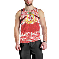Personalised Kolisi Tonga College Atele Men Tank Top Polynesian Ngatu Tribal LT9 - Polynesian Pride