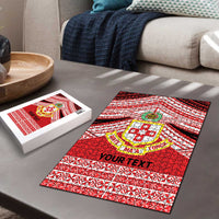 Personalised Kolisi Tonga College Atele Puzzle Polynesian Ngatu Tribal LT9 - Polynesian Pride