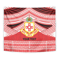 Personalised Kolisi Tonga College Atele Tapestry Polynesian Ngatu Tribal