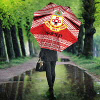 Personalised Kolisi Tonga College Atele Umbrella Polynesian Ngatu Tribal LT9 - Polynesian Pride