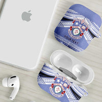 Personalised Tonga Apifoou College AirPods Case Polynesian Ngatu Tribal LT9 - Polynesian Pride