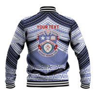 Personalised Tonga Apifoou College Baseball Jacket Polynesian Ngatu Tribal LT9 - Polynesian Pride