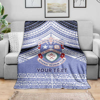 Personalised Tonga Apifoou College Blanket Polynesian Ngatu Tribal LT9 - Polynesian Pride