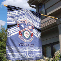 Personalised Tonga Apifoou College Garden Flag Polynesian Ngatu Tribal