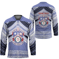 Personalised Tonga Apifoou College Hockey Jersey Polynesian Ngatu Tribal LT9 - Polynesian Pride