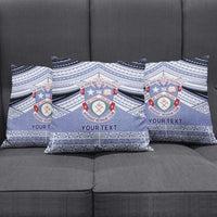 Personalised Tonga Apifoou College Pillow Cover Polynesian Ngatu Tribal - Polynesian Pride