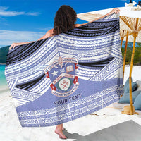 Personalised Tonga Apifoou College Sarong Polynesian Ngatu Tribal