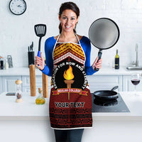 Personalised Tonga Beulah College Apron Polynesian Ngatu Tribal LT9 - Polynesian Pride