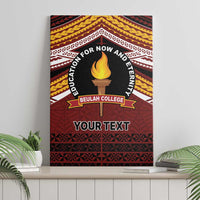 Personalised Tonga Beulah College Canvas Wall Art Polynesian Ngatu Tribal LT9 - Polynesian Pride