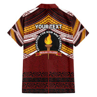 Personalised Tonga Beulah College Hawaiian Shirt Polynesian Ngatu Tribal LT9 - Polynesian Pride
