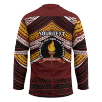 Personalised Tonga Beulah College Hockey Jersey Polynesian Ngatu Tribal LT9 - Polynesian Pride