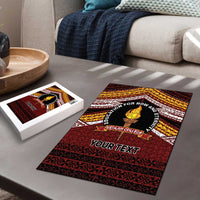 Personalised Tonga Beulah College Puzzle Polynesian Ngatu Tribal LT9 - Polynesian Pride