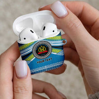 Personalised Tonga Lavengamalie College AirPods Case Polynesian Ngatu Tribal LT9 - Polynesian Pride