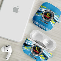 Personalised Tonga Lavengamalie College AirPods Case Polynesian Ngatu Tribal LT9 - Polynesian Pride